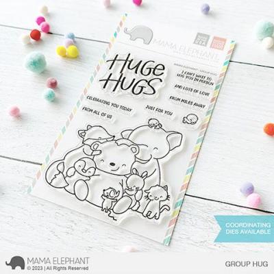 Mama Elephant Clear Stamps - Group Hug